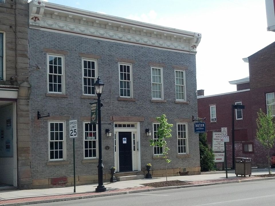 Front of building