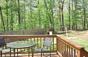 Back Deck~ Playset stays!