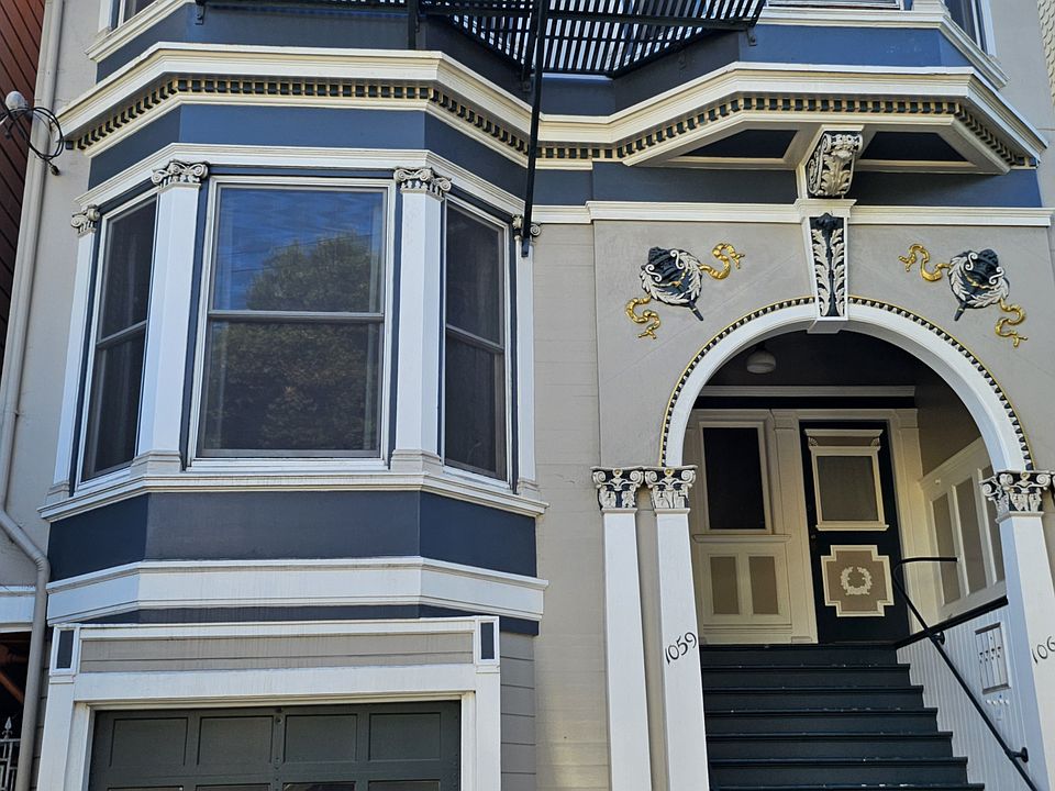 Front entrance with garage