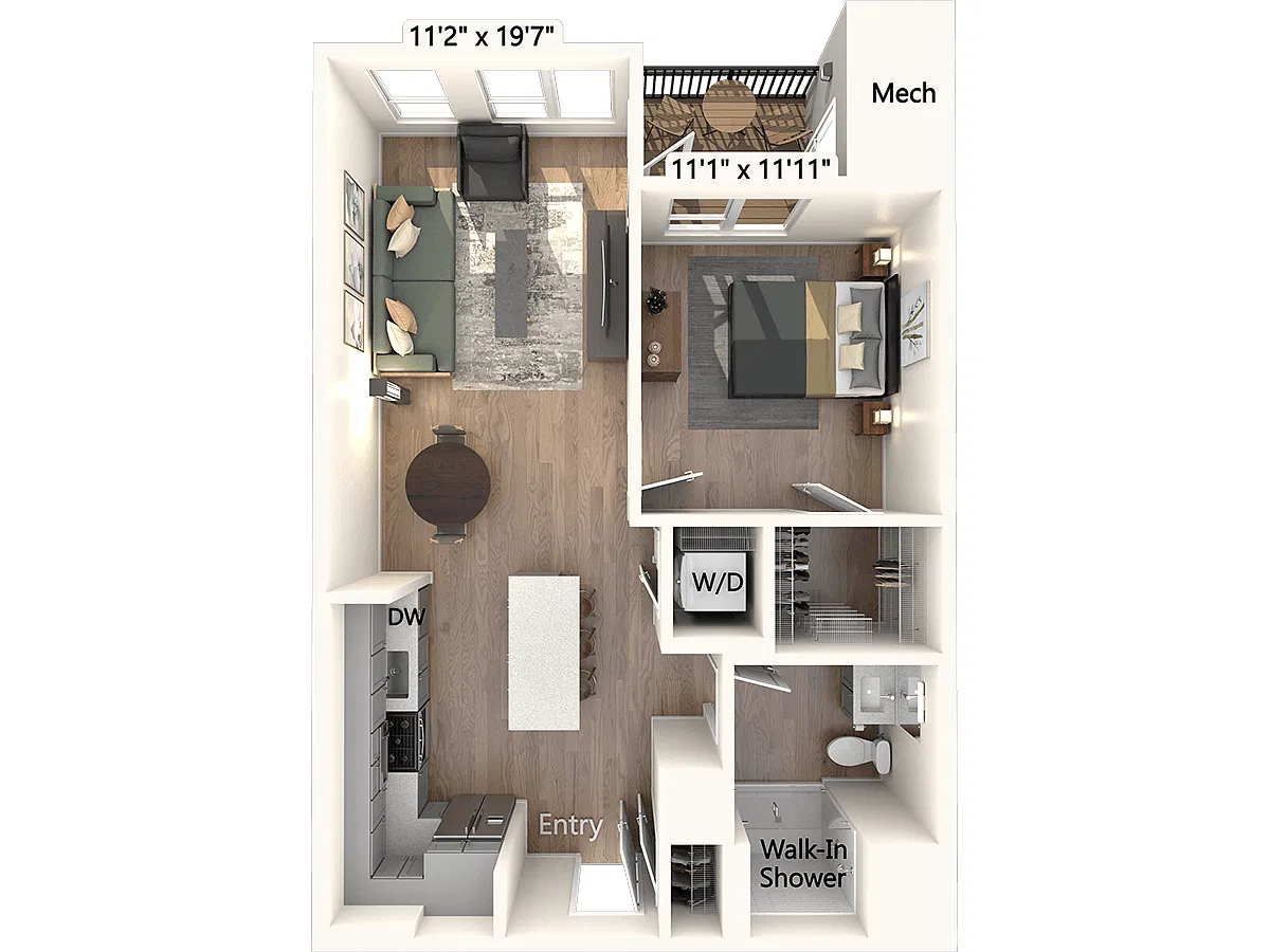 Floor plan AM10-727sf