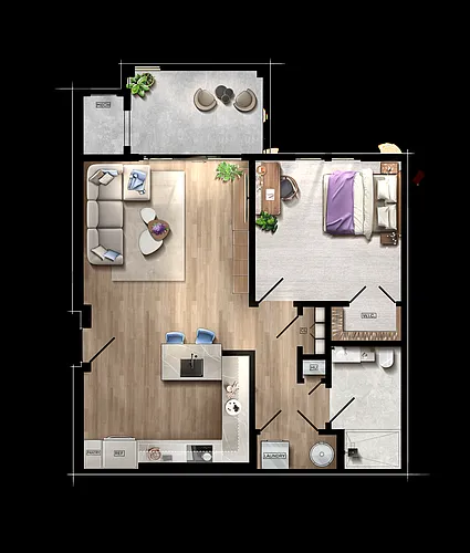 Floor plan COVE 1