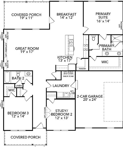 The Whitehurst Plan, Mill Pond at Stonehouse, Toano, VA 23168 | Zillow