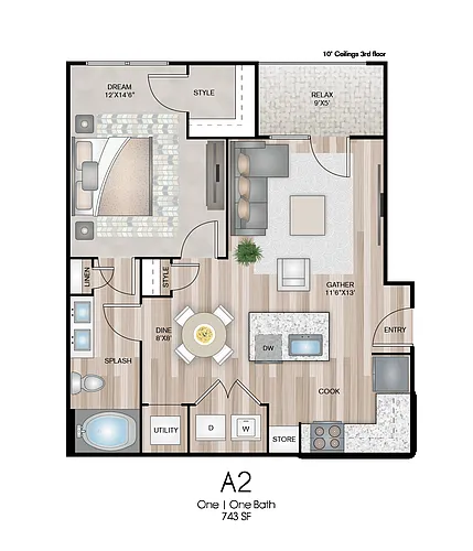 Floor plan A2