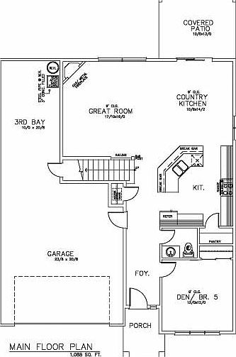 Floor Plan-Main Level