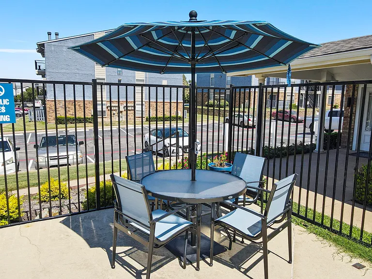 Enjoy the shade by the pool