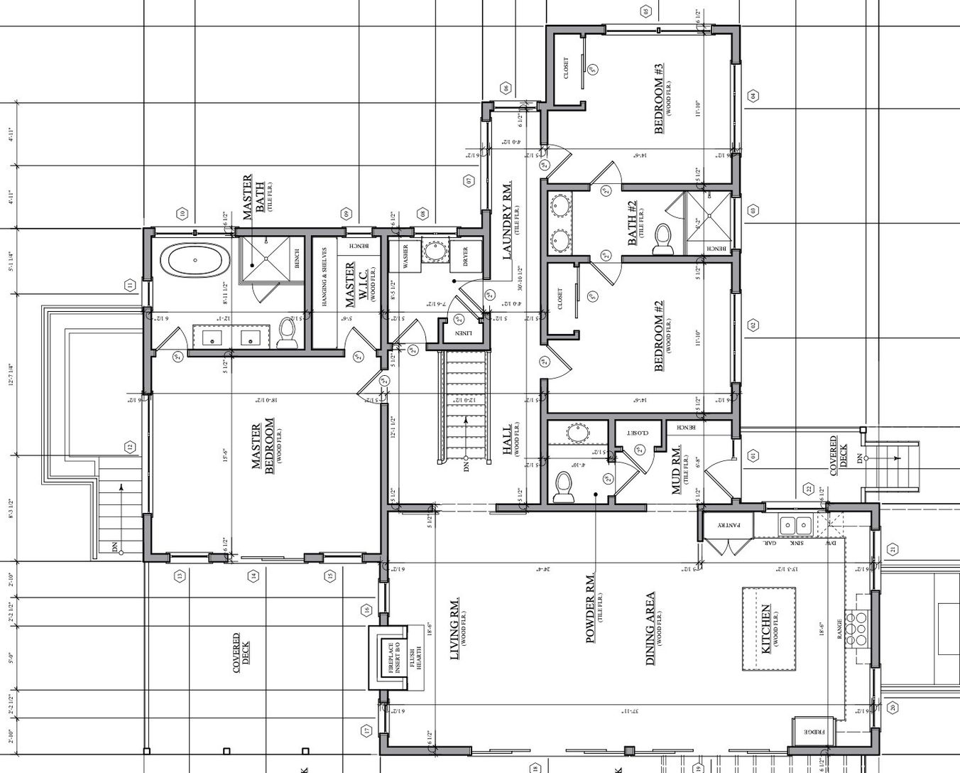  FIRST FLOOR PLAN-MODERN ENERGY EFFICIENT DESIGN