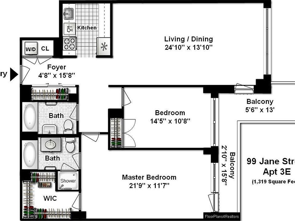 1st image of 99 Jane St APT 3E
