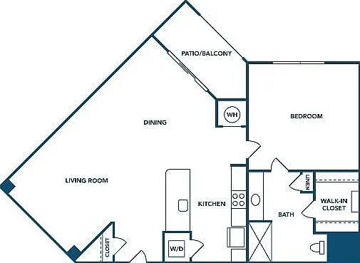 1 Bedroom | 1 Bath | 802 SF 1 Bedroom | 1 Bath | 802 SF