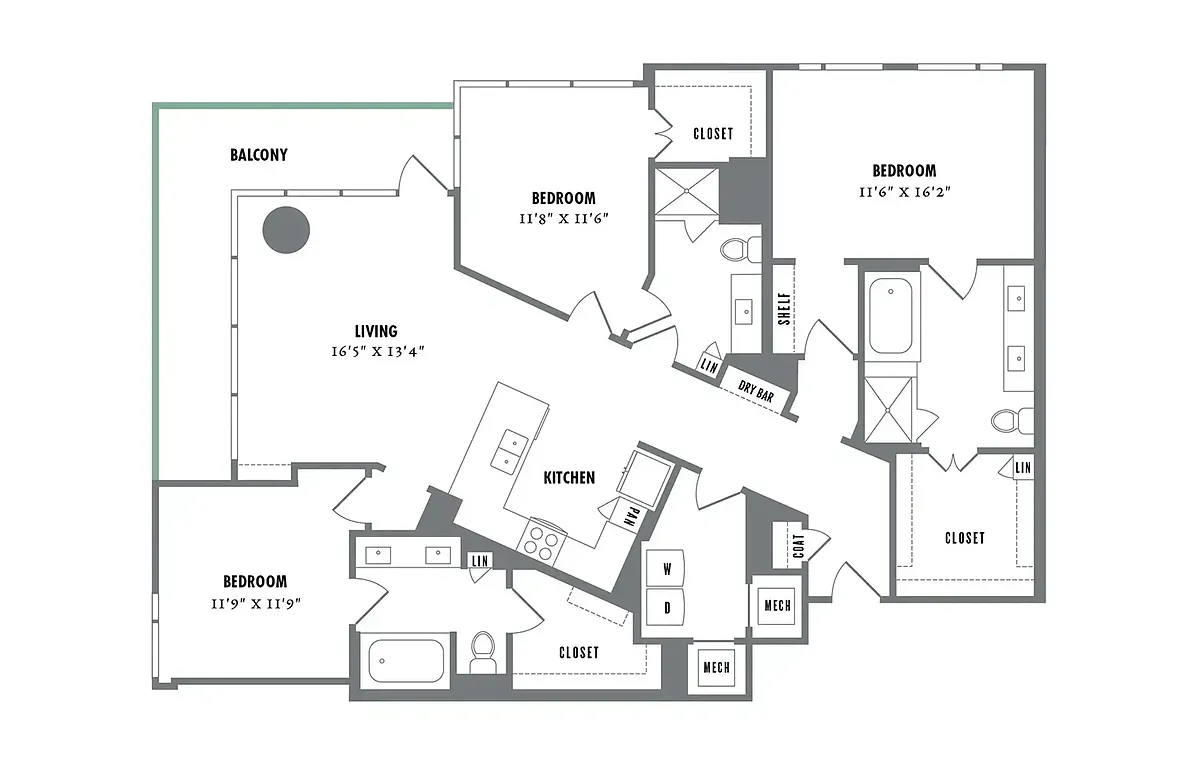 Floor plan C1
