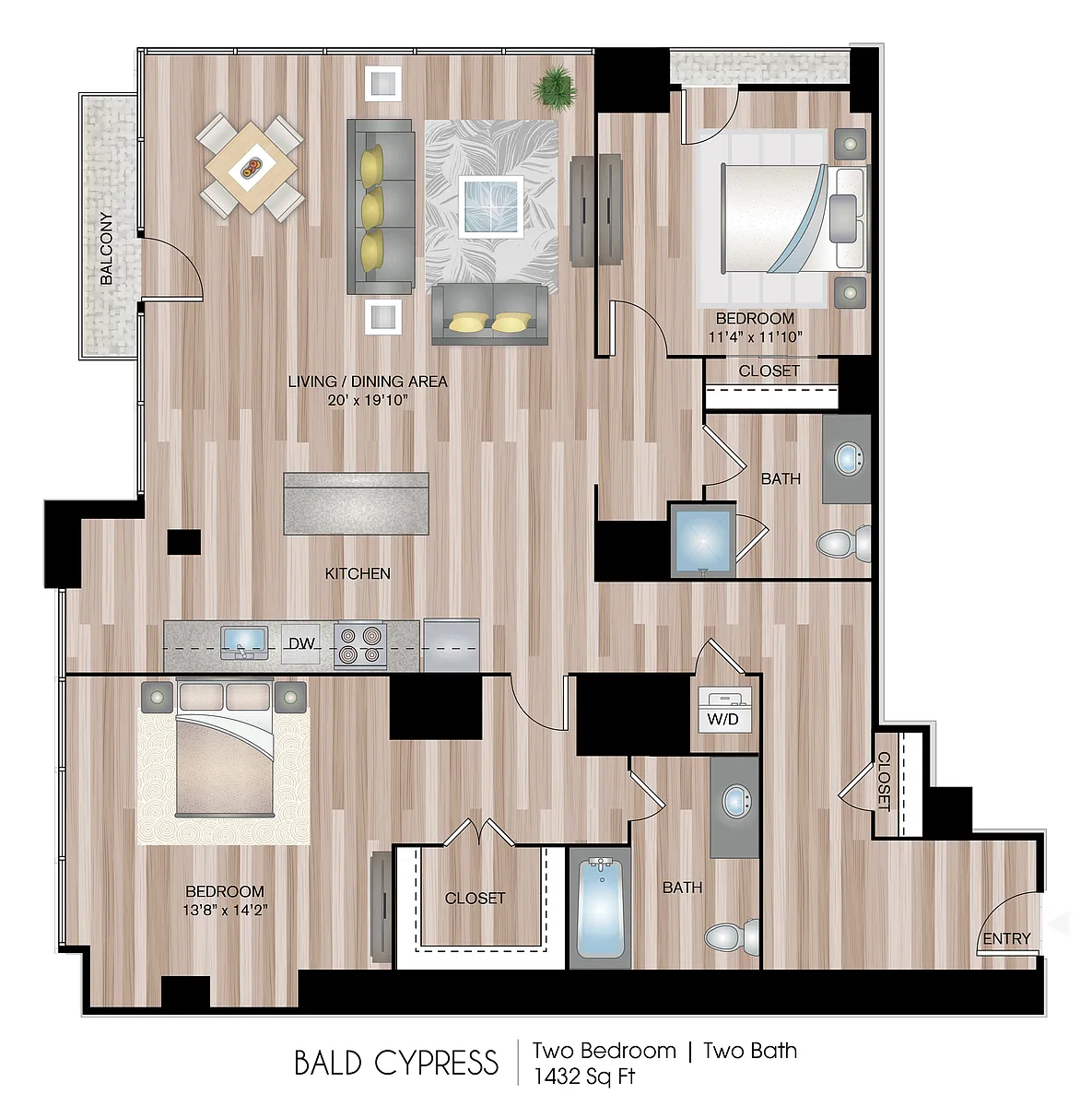 Floor plan Bald Cypress