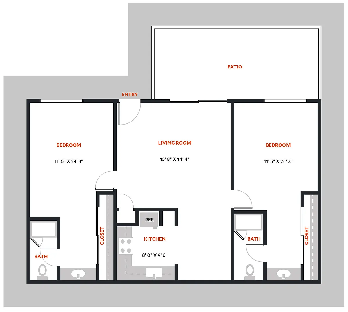 Floor plan Plan 2H - Classic