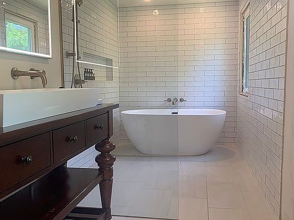 Newly renovate bathroom