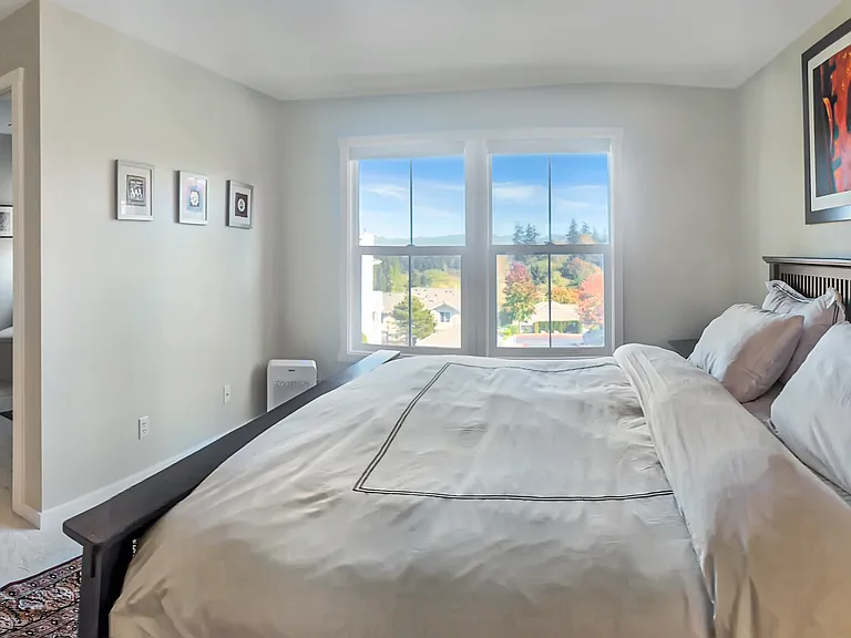Master Bedroom with views of the Cascades