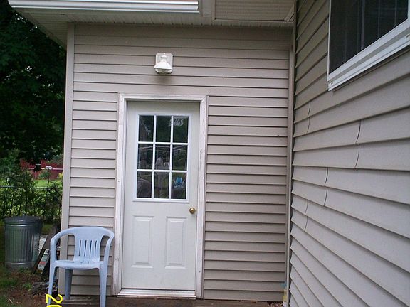 Back Porch garage entry