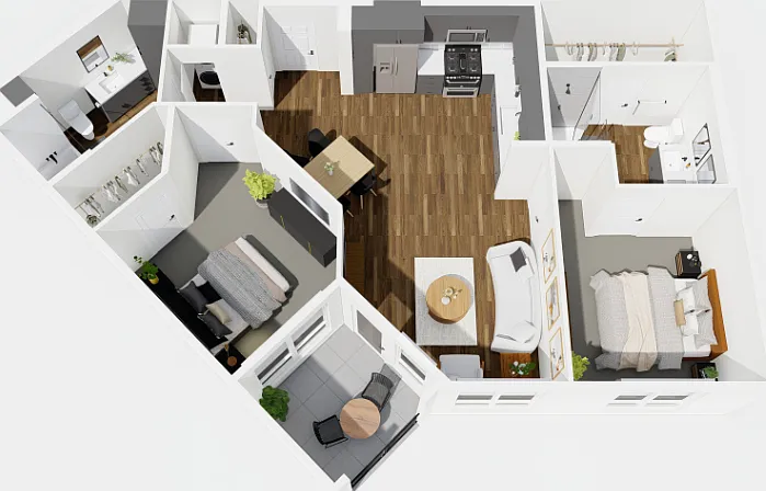 B3 Floorplan Diagram