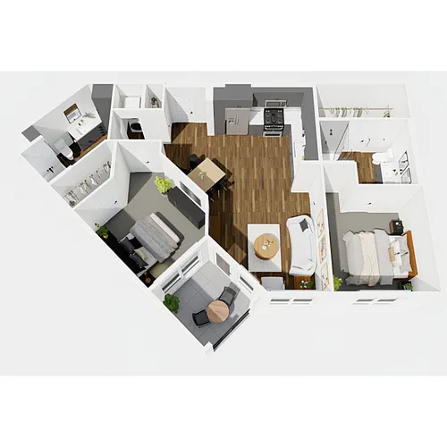 Floor plan B3