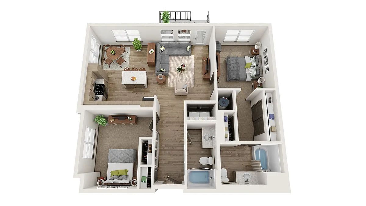Floor plan B2