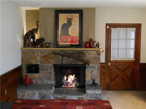 Stone Fireplace