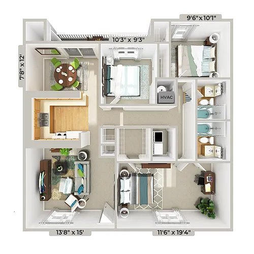 Floor plan C - Majestic