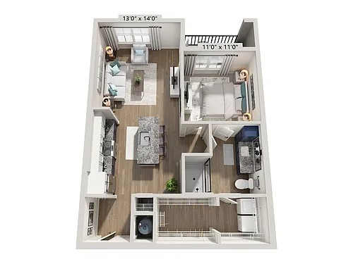 Floor plan A3A