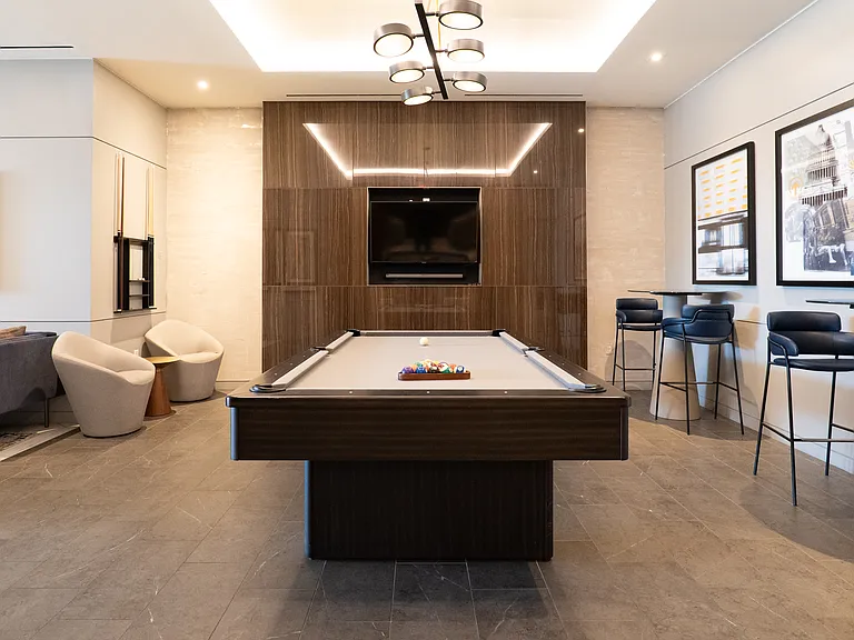 Billiards room