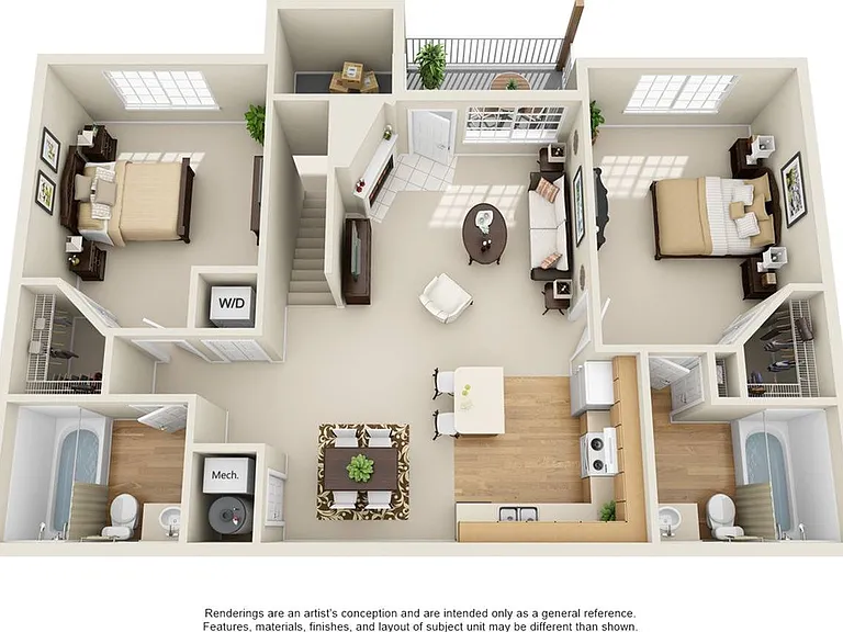 2 Bedroom | 2 Bath | 1030 SF 2 Bedroom | 2 Bath | 1030 SF