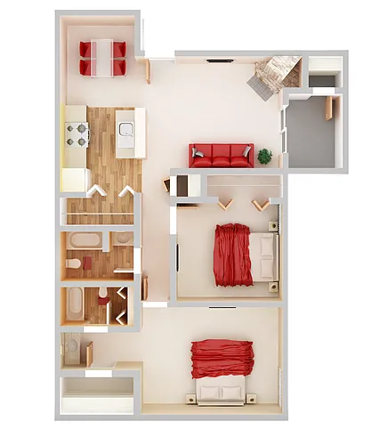 Floor plan B3