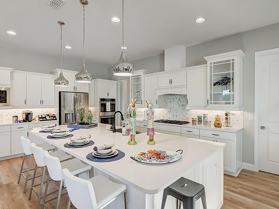 Kitchen with island