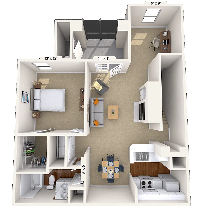 Floor plan Zarya
