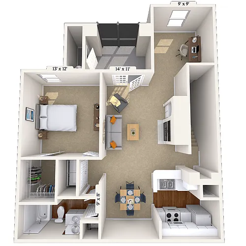 Floor plan Zarya