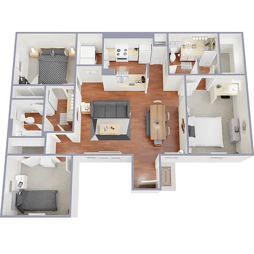 Floor plan 3 Bedroom