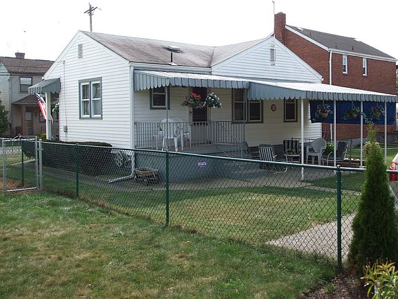 Fenced back yard