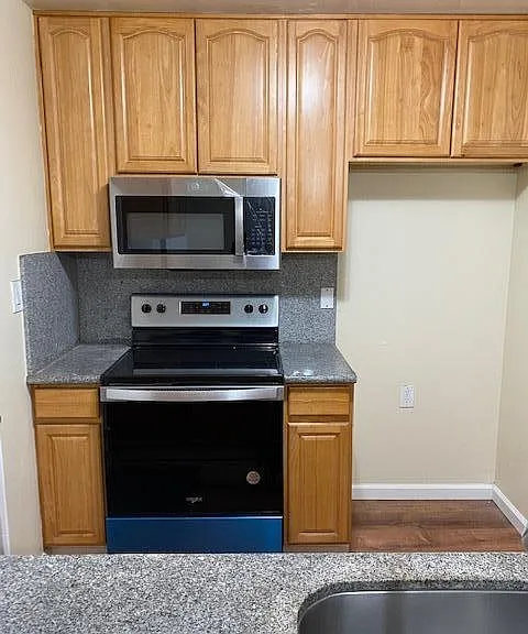 Kitchen with New Appliance