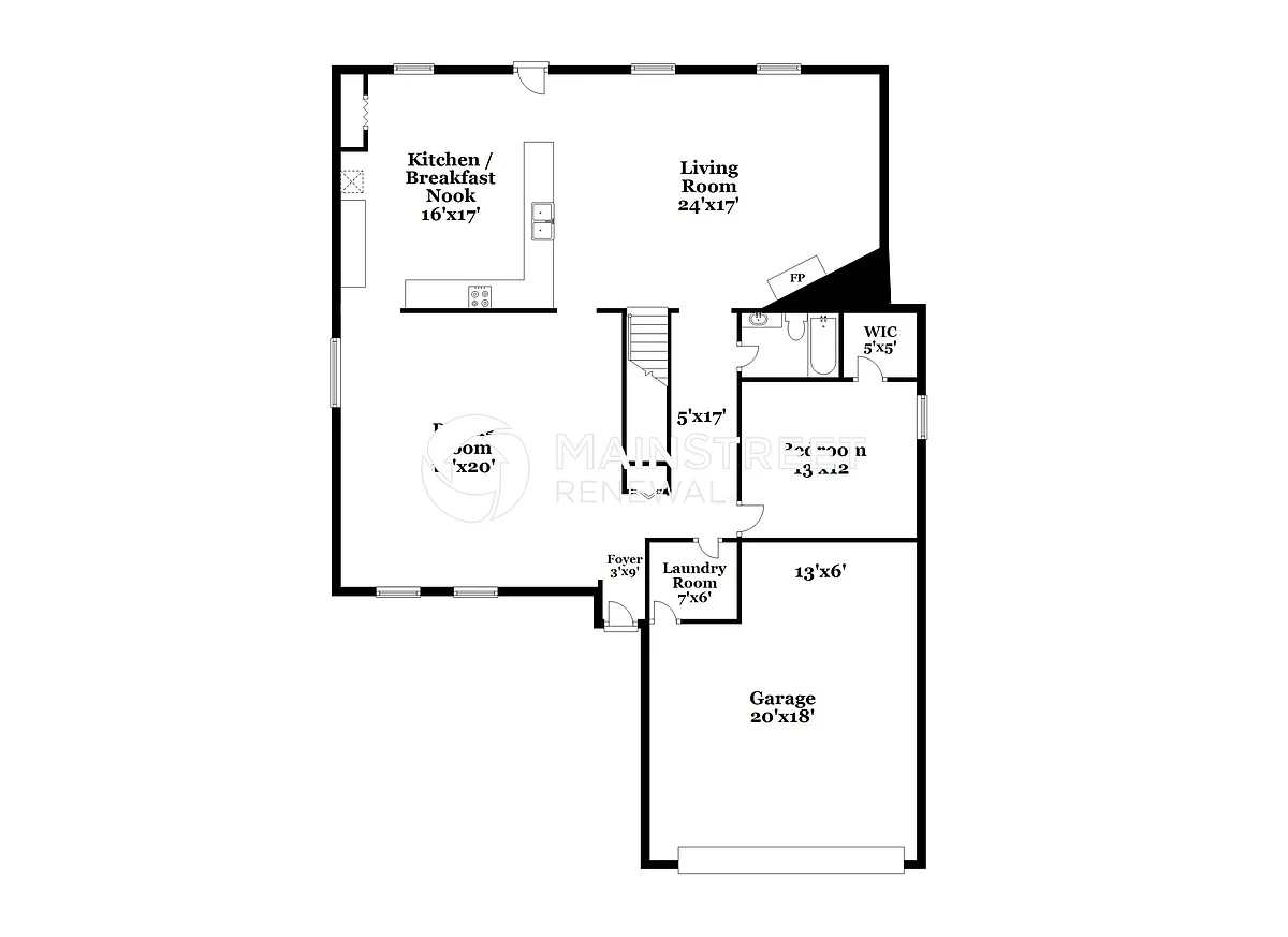 Floor Plan - 400 Pinevale Ct