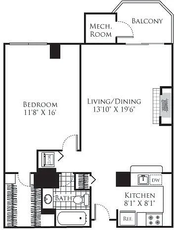 Floor plan Aspen 1