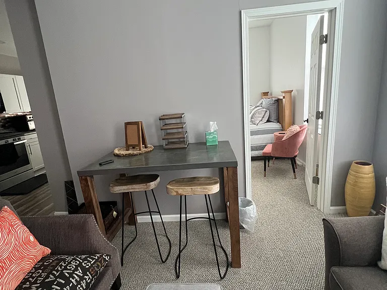 1st Living room with dining set