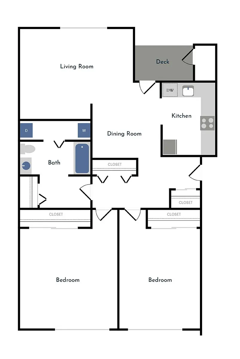 Floor plan 2X1 A