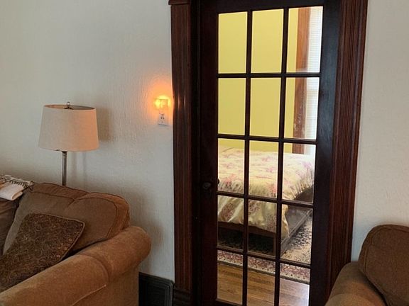 Fabulous trim work and door leading into bedroom 2