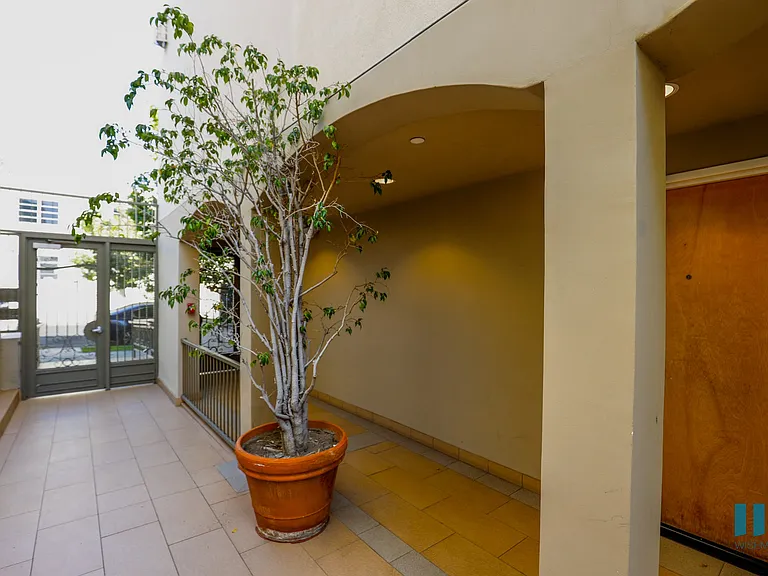Interior Courtyard and Front Entrance
