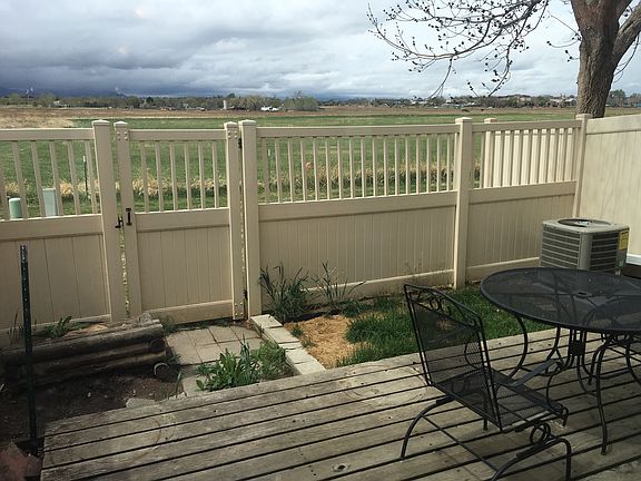 Back deck opens up to great views of the front range