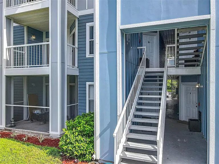 Stairway to unit