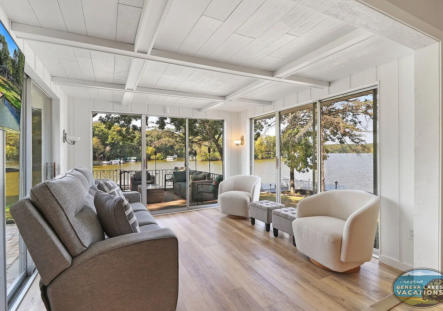Rice Lakefront Retreat with Private Piers Available for Monthly & Mid-Term Rentals — Photo 2