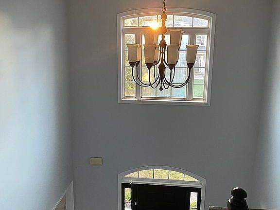 Freshly painted foyer