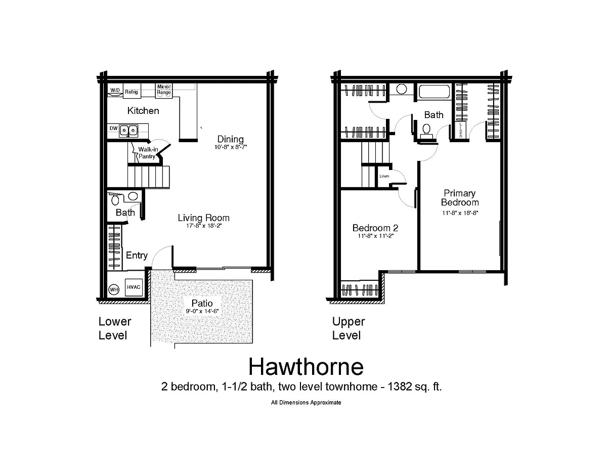 Floor plan Hawthorne