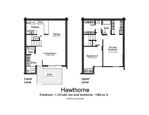 Floor plan Hawthorne