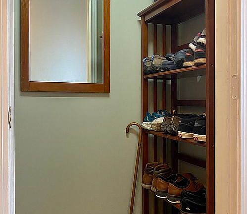Front door closet