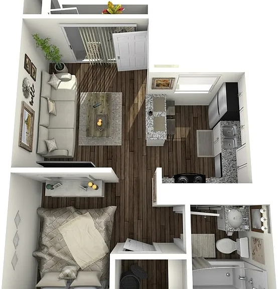 Efficiency Floorplan Diagram