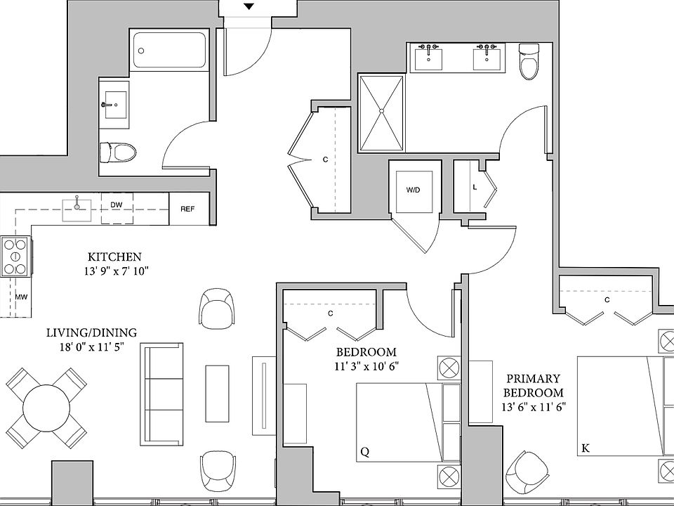 2nd image of 118 N Peoria St #3307