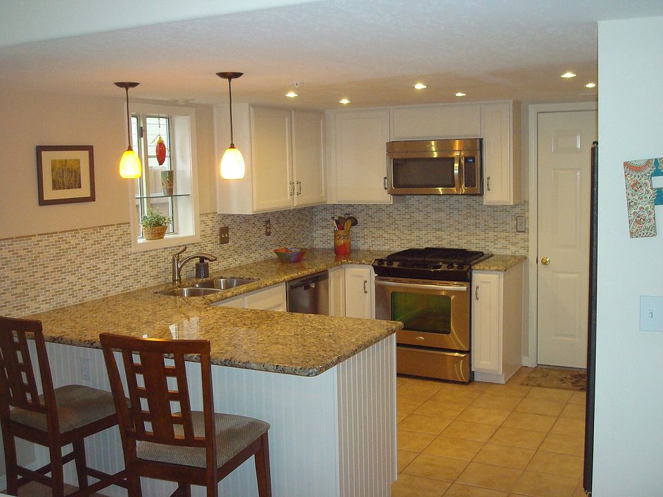 Remodeled kitchen and breakfast bar