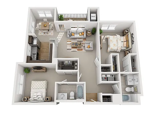 Floor plan Bamboo Gardens (B2E)